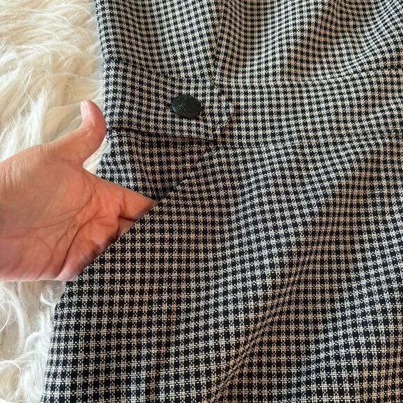 Veronica Beard Teddi‎ Sheath Dress Black & White Check Short Sleeve Size 10 NWOT - Picture 15 of 15